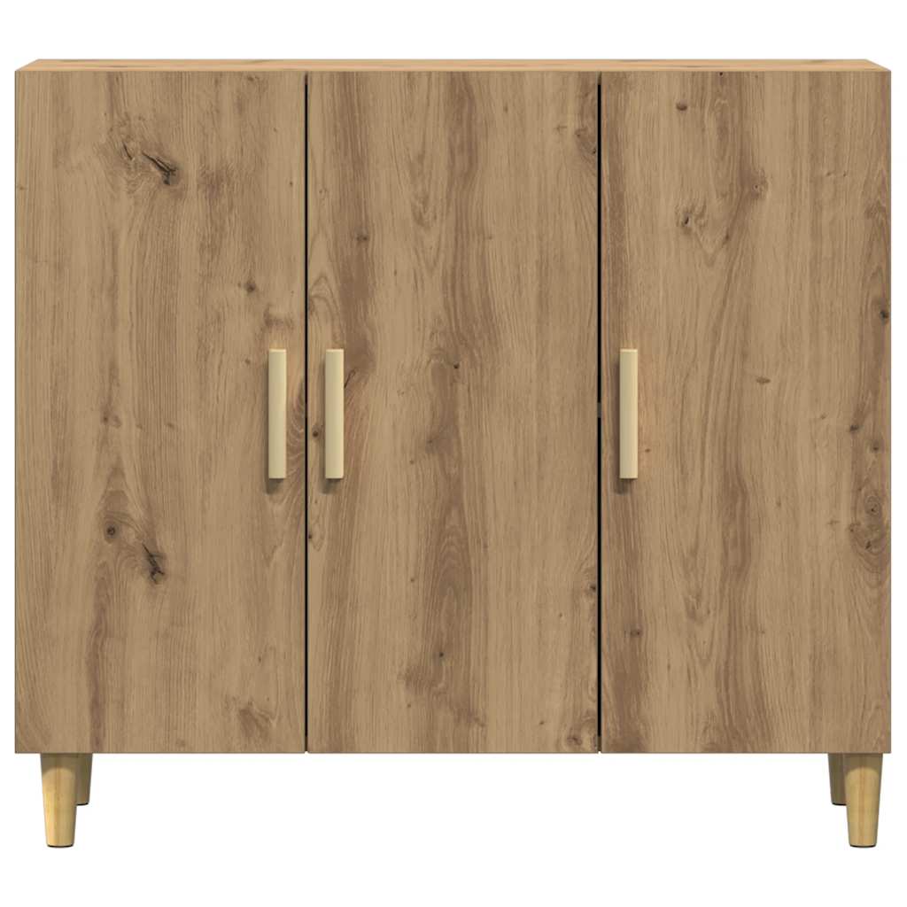 Sideboard Artisan-Eiche 90x34x80 cm Holzwerkstoff