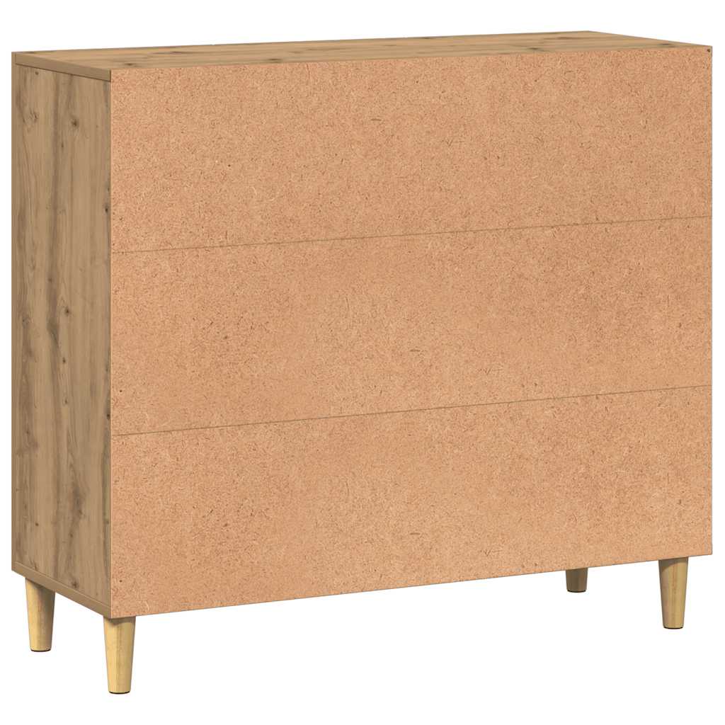 Sideboard Artisan-Eiche 90x34x80 cm Holzwerkstoff