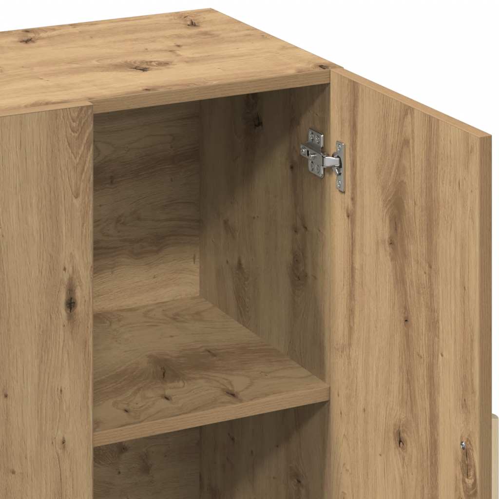 Sideboard Artisan-Eiche 90x34x80 cm Holzwerkstoff
