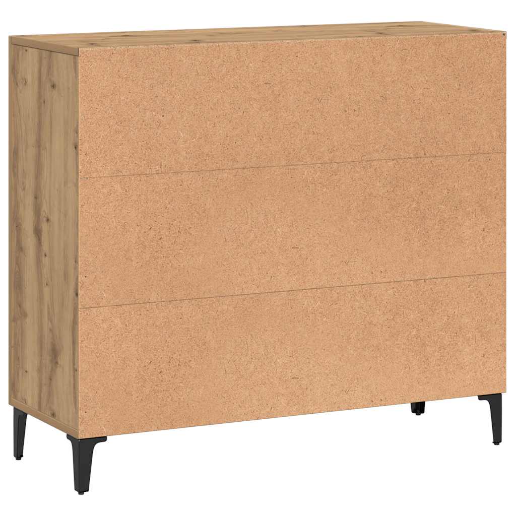 Sideboard Artisan-Eiche 90x34x80 cm Holzwerkstoff