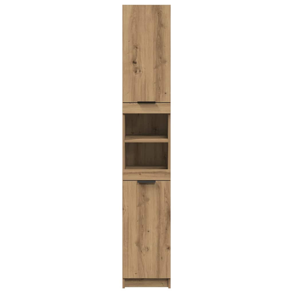 Badschrank Artisan-Eiche 32x34x188,5 cm Holzwerkstoff