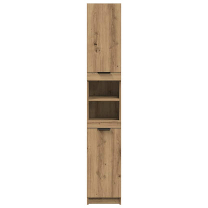 Badschrank Artisan-Eiche 32x34x188,5 cm Holzwerkstoff