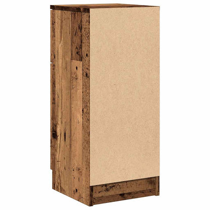 Skænke 2 stk Gammelt trælook 30x30x70 cm træmateriale