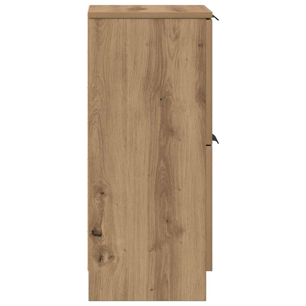 Sideboard Artisan-Eiche 30x30x70 cm Holzwerkstoff
