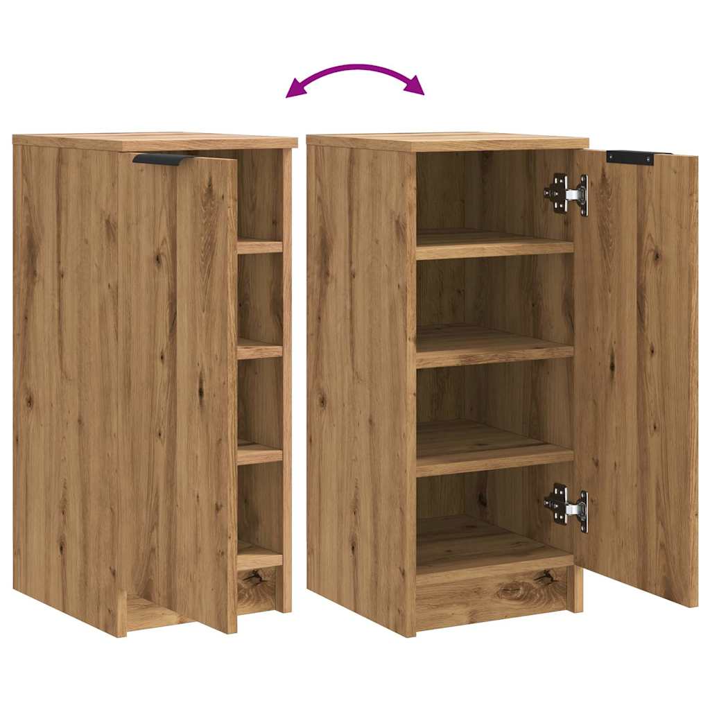 Schuhschrank Artisan-Eiche 29,5x35x70 cm Holzwerkstoff