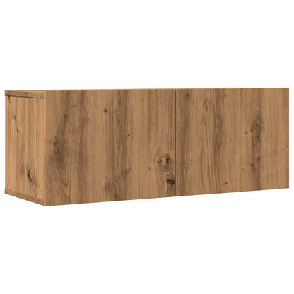 TV overskabe 2 stk. Håndværks eg 80x30x30 cm