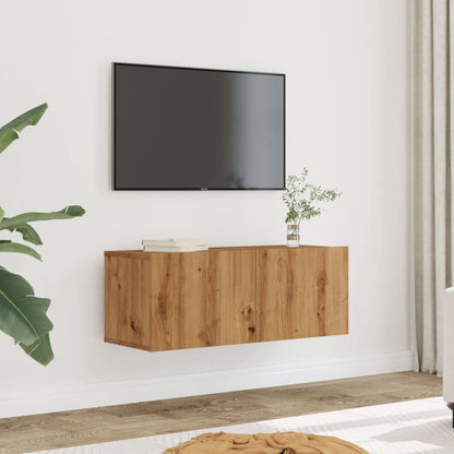 TV overskabe 2 stk. Håndværks eg 80x30x30 cm