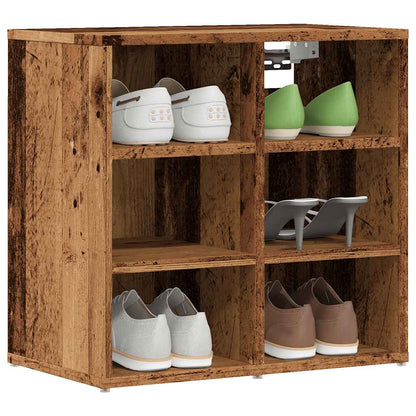Schuhschrank Altholz-Optik 52x30x50 cm