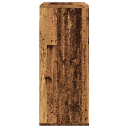 Wandschrank Altholz-Optik 80x33x80 cm Holzwerkstoff