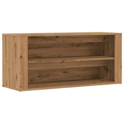 Schuhbank Artisan-Eiche 100x35x45 cm Holzwerkstoff