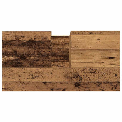 Waschbeckenunterschrank Altholz-Optik 65x33x60 cm Holzwerkstoff