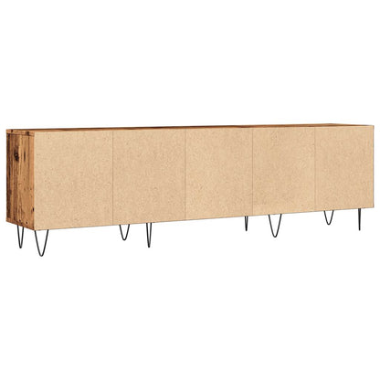 Tv-møbel gammelt trælook 150x30x44,5 cm træmateriale