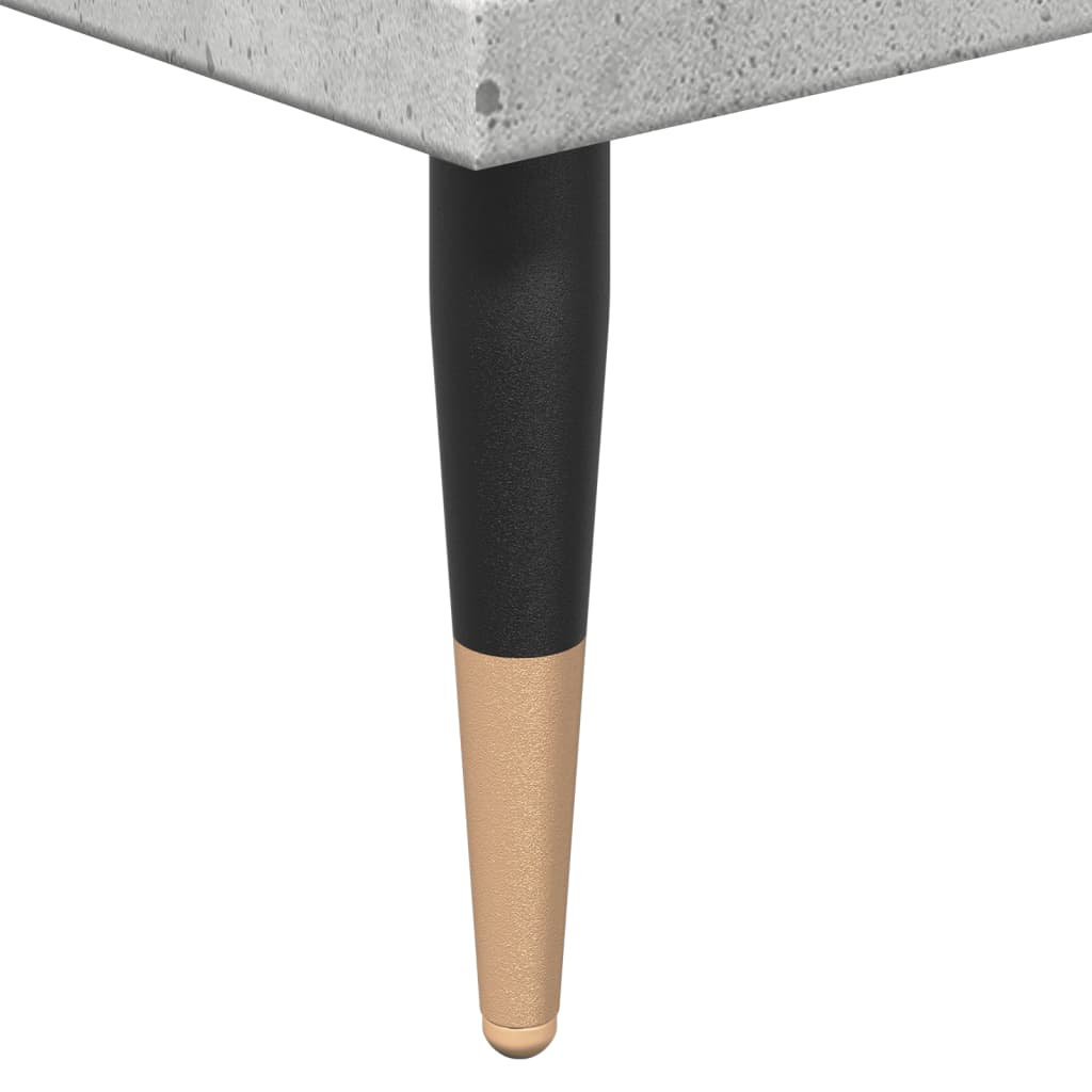 Badeværelsesskab Beton Grå 30x30x100 cm Træ Materiale