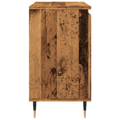 Badeværelsesskab gammelt trælook 58x33x60 cm træmateriale