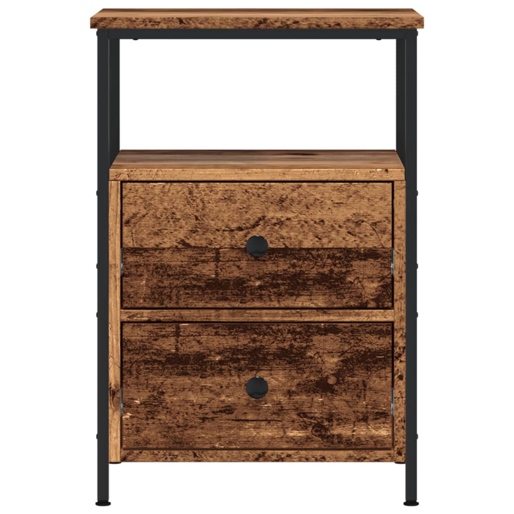 Nachttisch Altholz-Optik 34x35,5x50 cm Holzwerkstoff