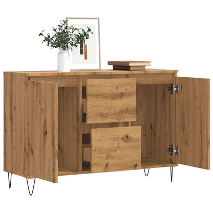 Sideboard Artisan-Eiche 101,5x35x70 cm Holzwerkstoff