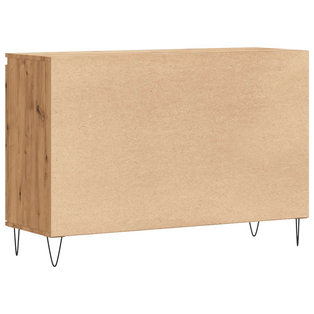 Sideboard Artisan-Eiche 101,5x35x70 cm Holzwerkstoff