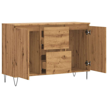 Sideboard Artisan-Eiche 101,5x35x70 cm Holzwerkstoff