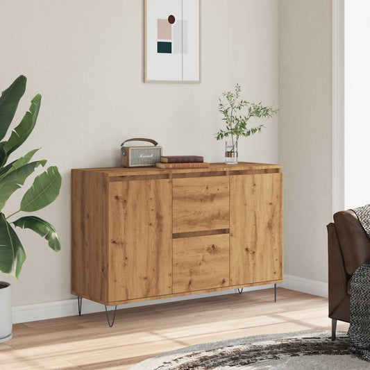 Sideboard Artisan-Eiche 101,5x35x70 cm Holzwerkstoff