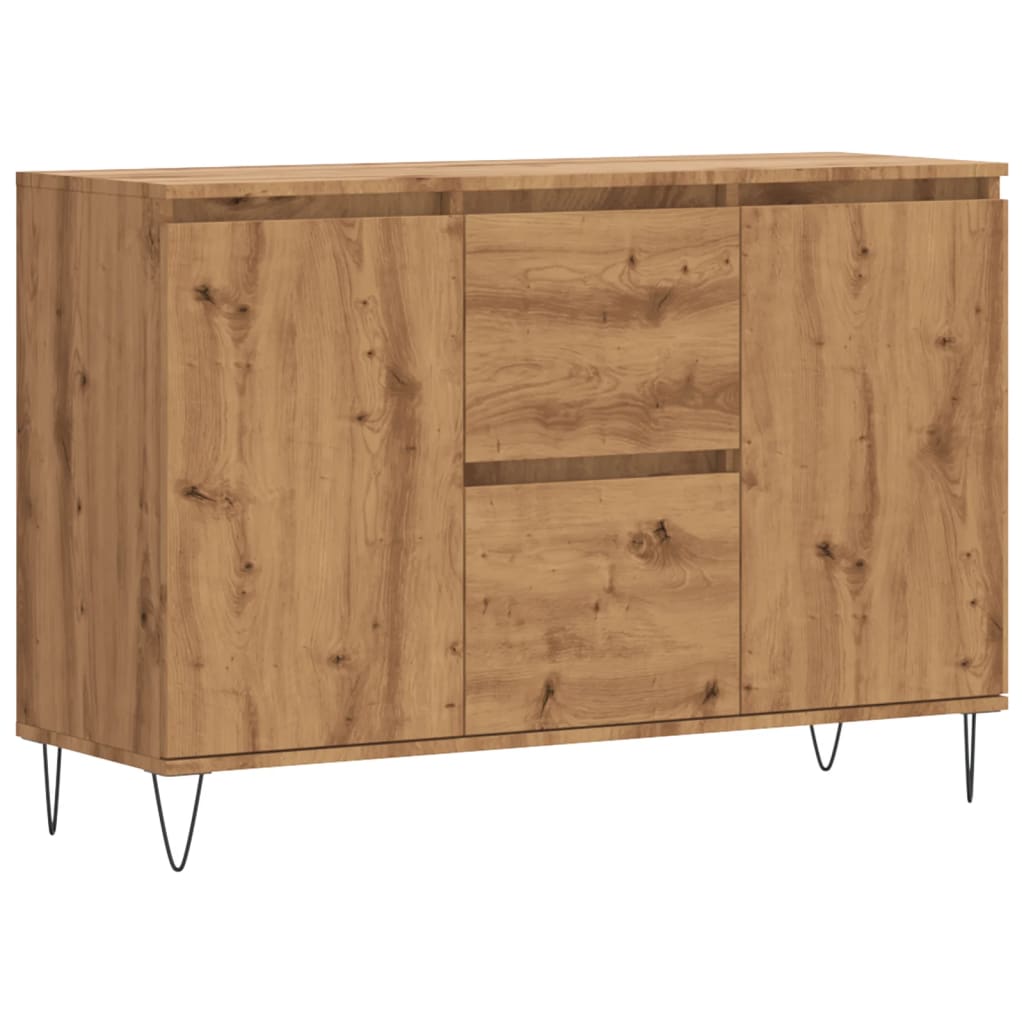 Sideboard Artisan-Eiche 101,5x35x70 cm Holzwerkstoff