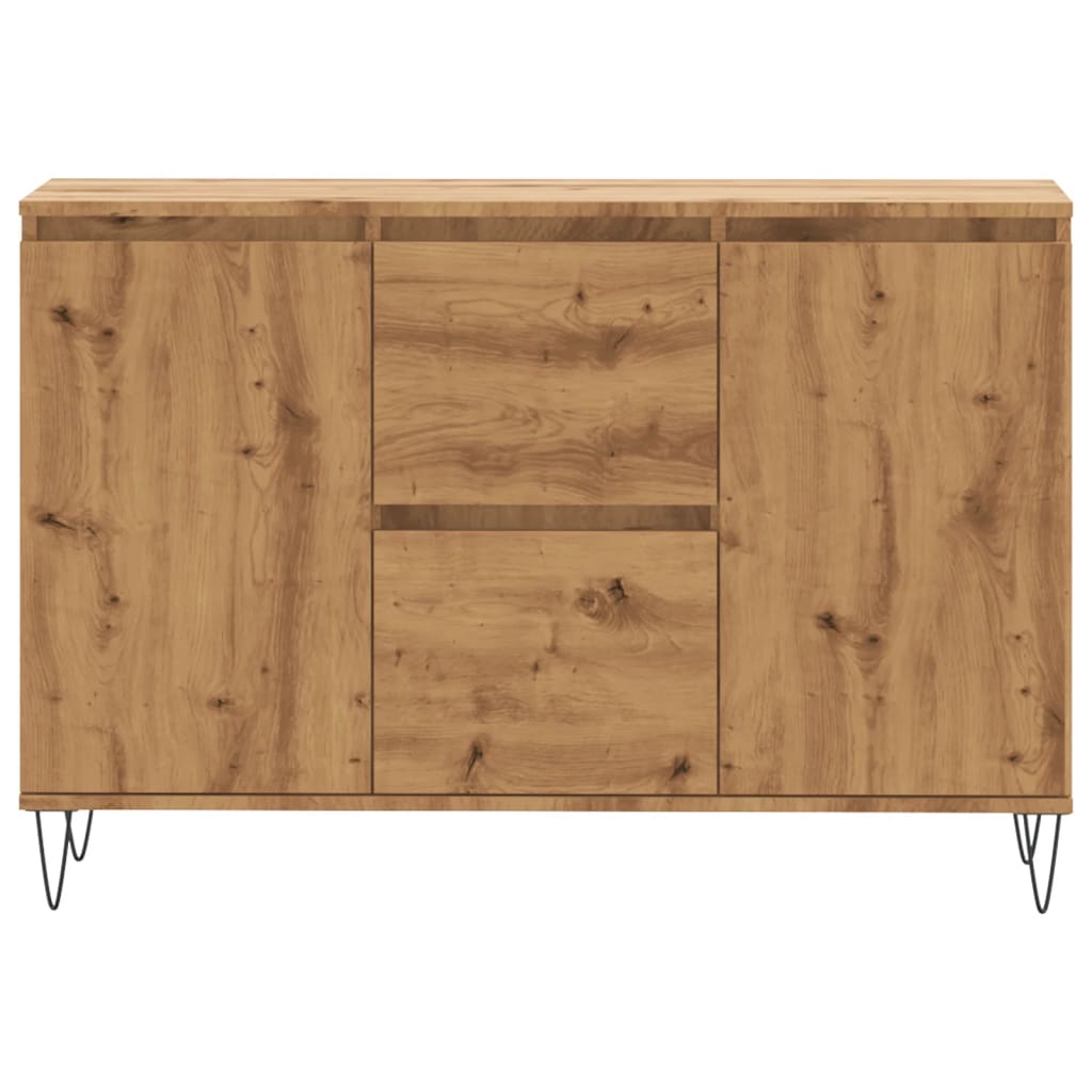Sideboard Artisan-Eiche 101,5x35x70 cm Holzwerkstoff
