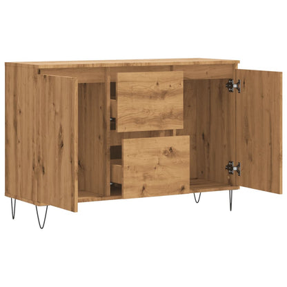 Sideboard Artisan-Eiche 101,5x35x70 cm Holzwerkstoff