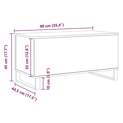 Couchtisch Artisan-Eiche 90x44,5x45 cm Holzwerkstoff