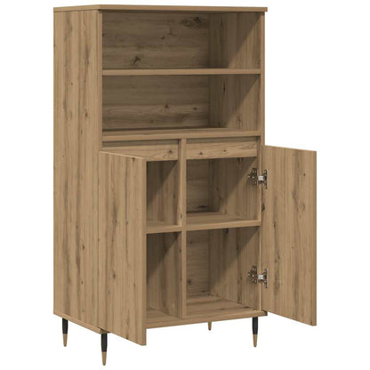 Highboard Artisan-Eiche 60x36x110 cm Holzwerkstoff