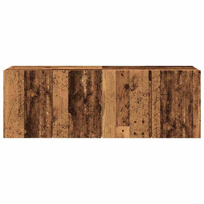 TV overskabe 2 stk Gammelt træ look 60x30x41 cm