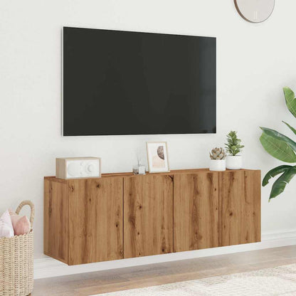 TV overskabe 2 stk. Håndværks eg 60x30x41 cm
