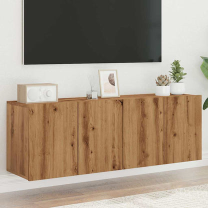 TV overskabe 2 stk. Håndværks eg 60x30x41 cm