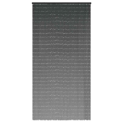 Insekten-Türvorhang Dunkelgrau 100x220 cm Bambus