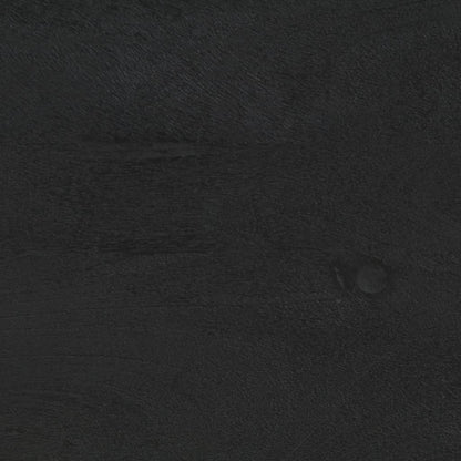 Nachttisch Schwarz 40x33x46 cm Massivholz Mango