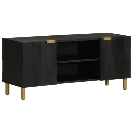 TV-skab Sort 105x33x46 cm Træ Materiale