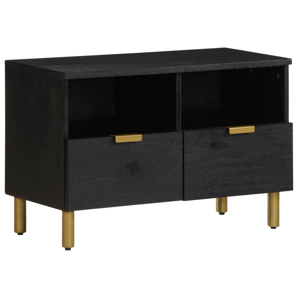 TV-skab Sort 70x33x46 cm Træ Materiale