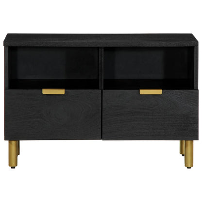 TV-skab Sort 70x33x46 cm Træ Materiale