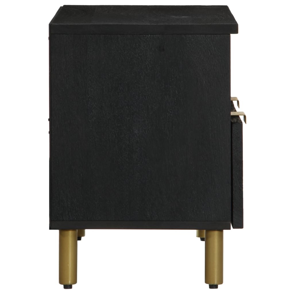 TV-skab Sort 70x33x46 cm Træ Materiale
