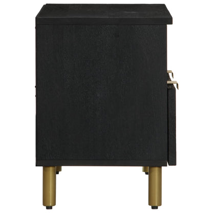 TV-skab Sort 70x33x46 cm Træ Materiale