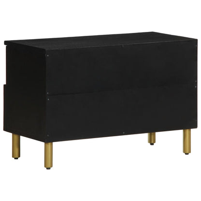 TV-skab Sort 70x33x46 cm Træ Materiale