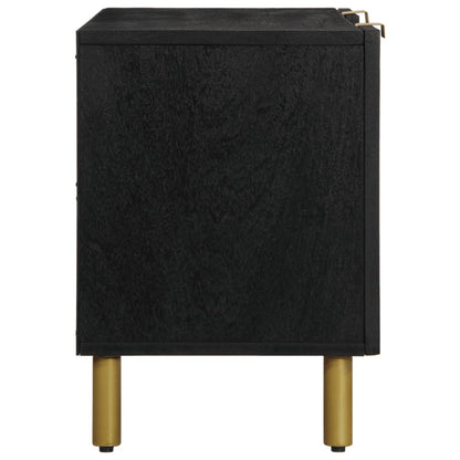 TV-skab Sort 105x33x46 cm Træ Materiale