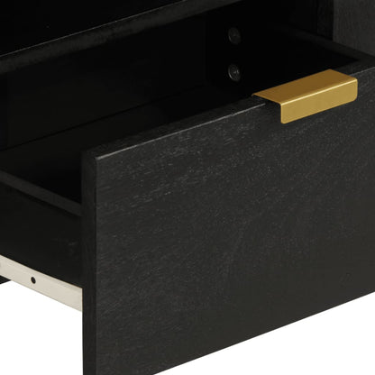 TV-skab Sort 105x33x46 cm Træ Materiale