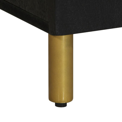 TV-skab Sort 105x33x46 cm Træ Materiale