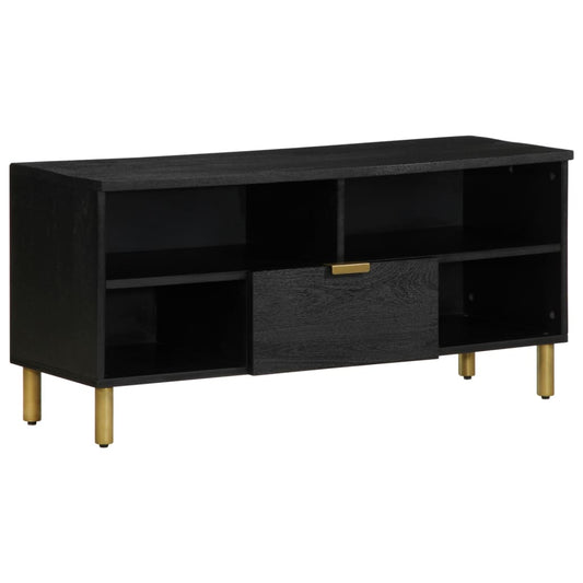 TV-skab Sort 100x33x46 cm Træ Materiale