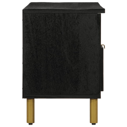 TV-skab Sort 100x33x46 cm Træ Materiale