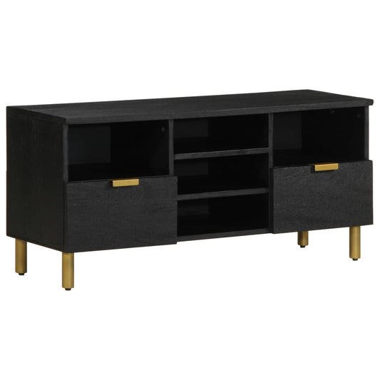 TV-skab Sort 100x33x46 cm Træ Materiale