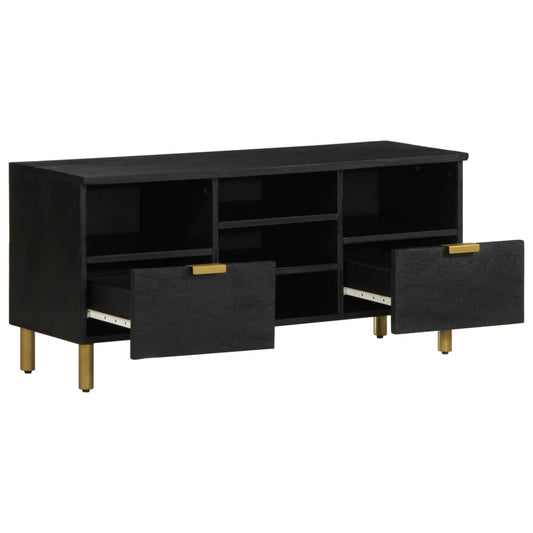 TV-skab Sort 100x33x46 cm Træ Materiale