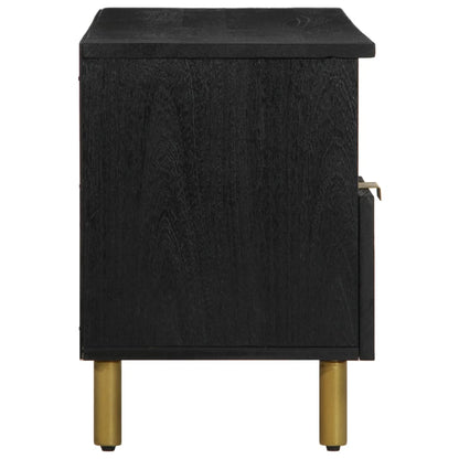TV-skab Sort 100x33x46 cm Træ Materiale