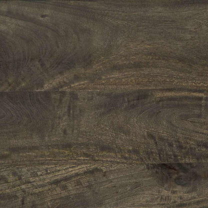 Sideboard Schwarz 80x33x75 cm Massivholz Mango