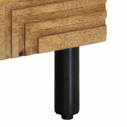 Nachttisch Braun 50x33x60 cm Massivholz Mango