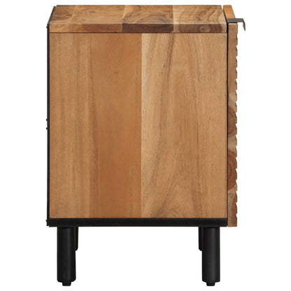 Nachttisch 40x33x46 cm Massivholz Akazie